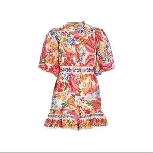 Farm Rio Spring Bananas Belted Minidress (XS)